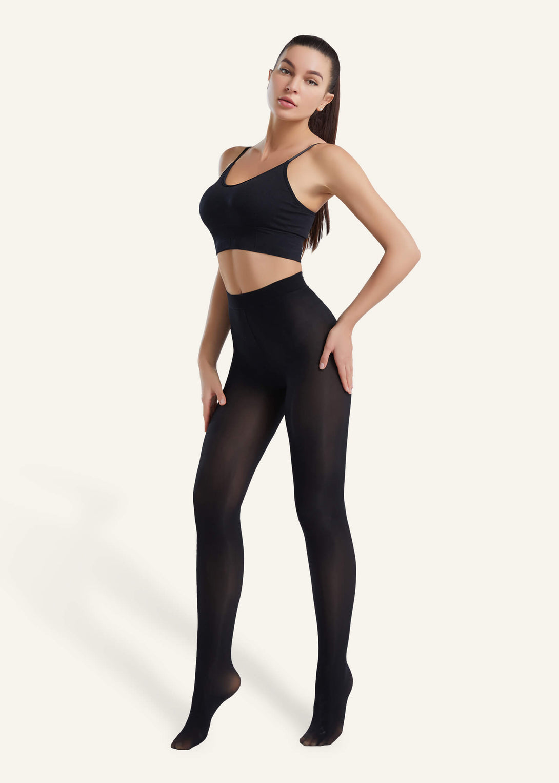 Semi Opaque Microfiber Tights